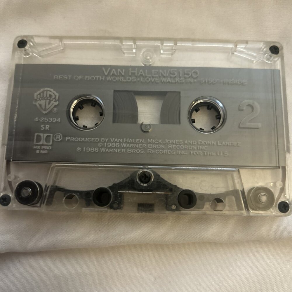 5150 by Van Halen Cassette, Mar-1986, Warner Bros. VGC - Picture 7 of 8